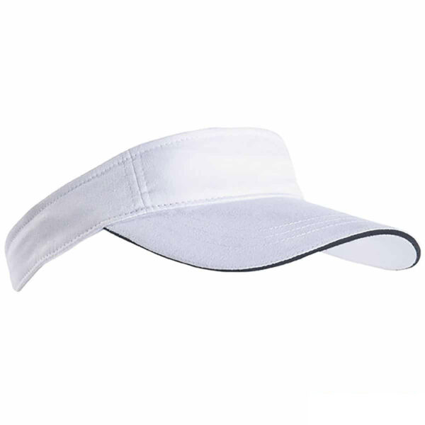 cappellino con visiera bianco e navy