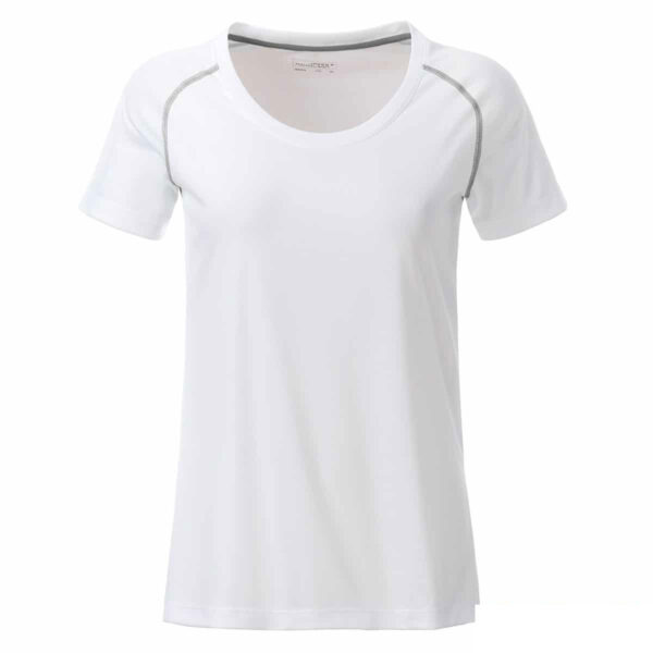 maglia bianca traspirante da donna