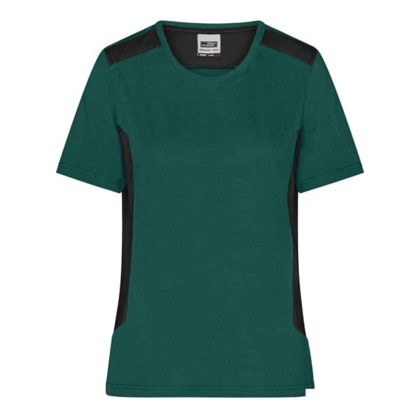 maglia verde professionale easy care con logo