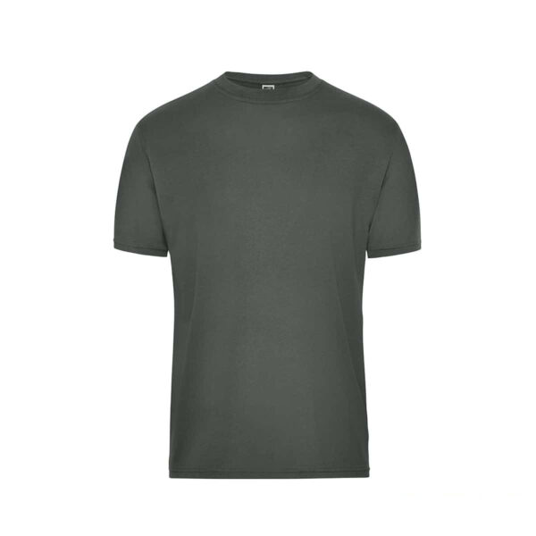 maglia da uomo grigio scuro lavabile a 60°C per lavoro