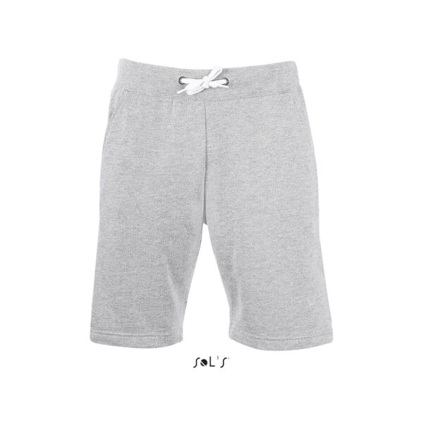 Pantaloncini french terry grigio da personalizzare