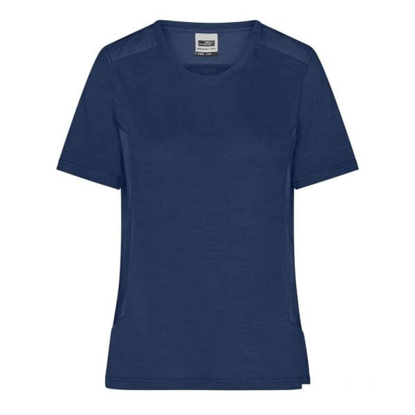 t-shirt navy tessuto easy care da lavoro