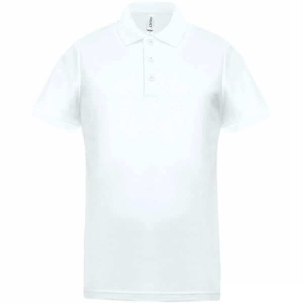 polo bianca tecnica da uomo