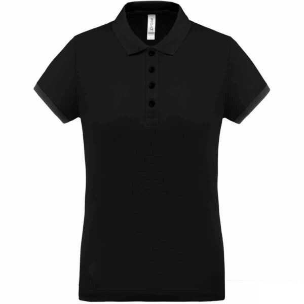 polo femminile nera cool plus