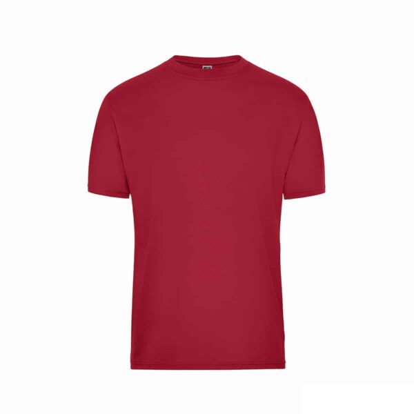 maglia da lavoro uomo colore rosso per lavaggio 60°C