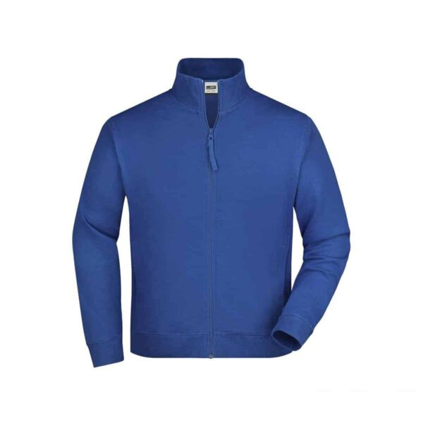 felpa royal cotone french terry con zip