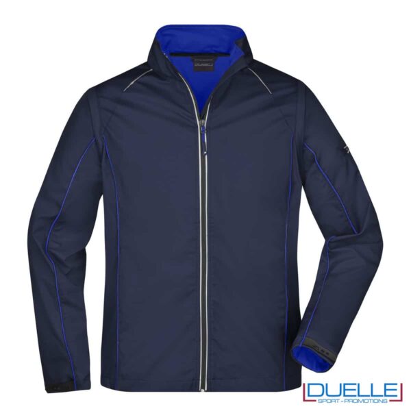 giacca softshell da donna navy da lavoro