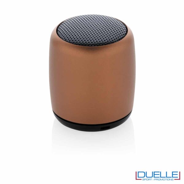 Mini speaker marrone da personalizzare