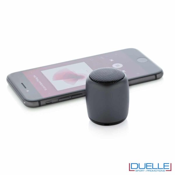 mini speaker nero da personalizzare