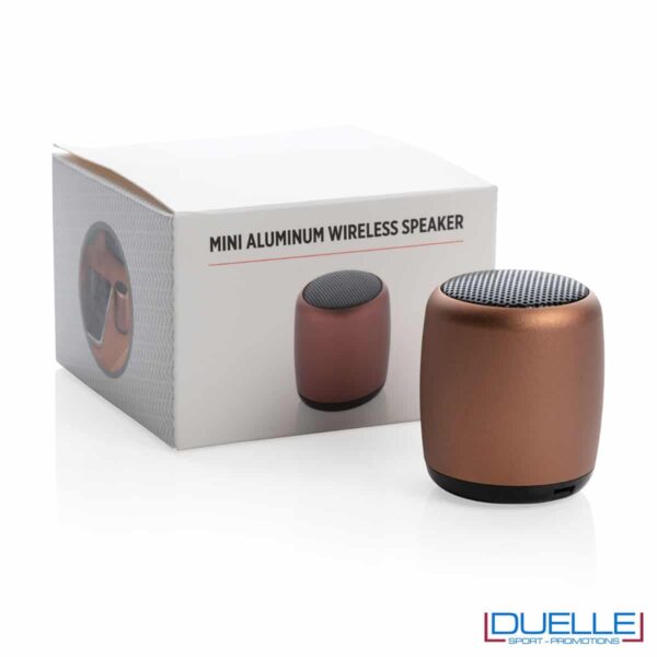 mini speaker marrone da personalizzare