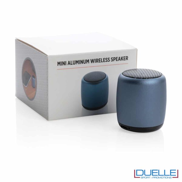altoparlante tascabile colore blu