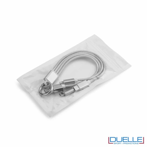 confezione singola cavo 3 in 1 USB