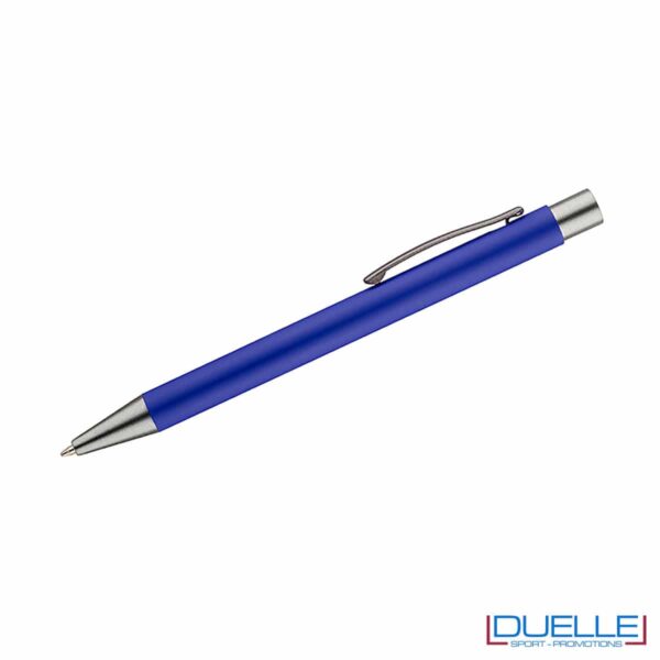 Penna blu navy matte soft touch