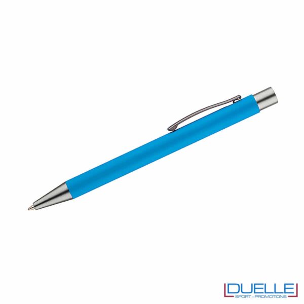Penna soft touch azzurra