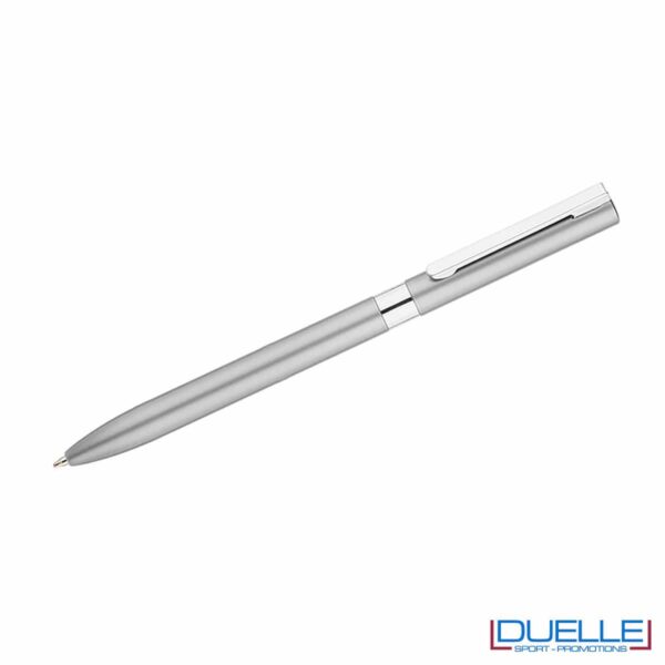 Penna elegante silver in metallo