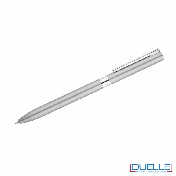 penna argento elegante personalizzata