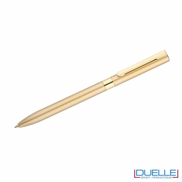 penna in metallo oro elegante