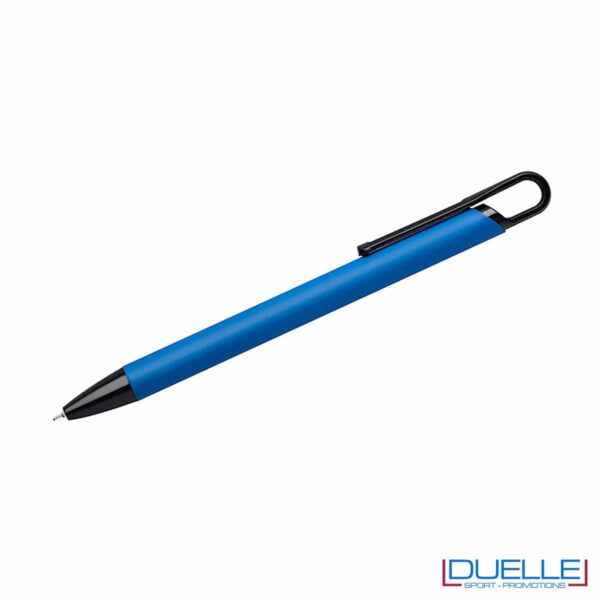 penna blu semi-gel e soft touch