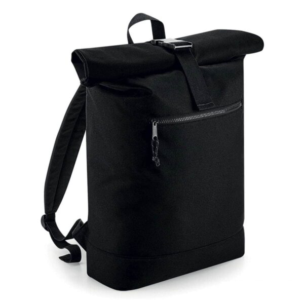 zaino porta pc ecologico con apertura arrotolata colore nero