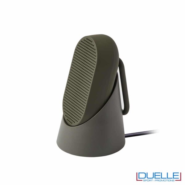 speaker bluetooth con moschettone colore kaki