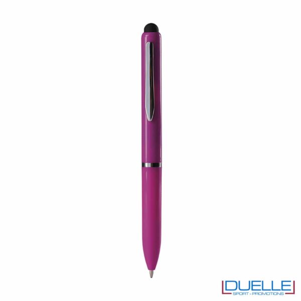 penna rosa con touch screen a sfera