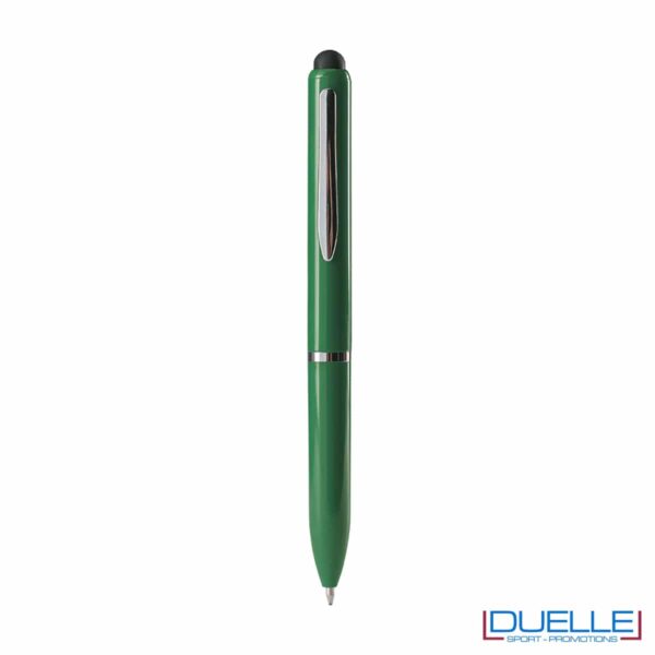 penna verde a sfera con touch screen da personalizzare