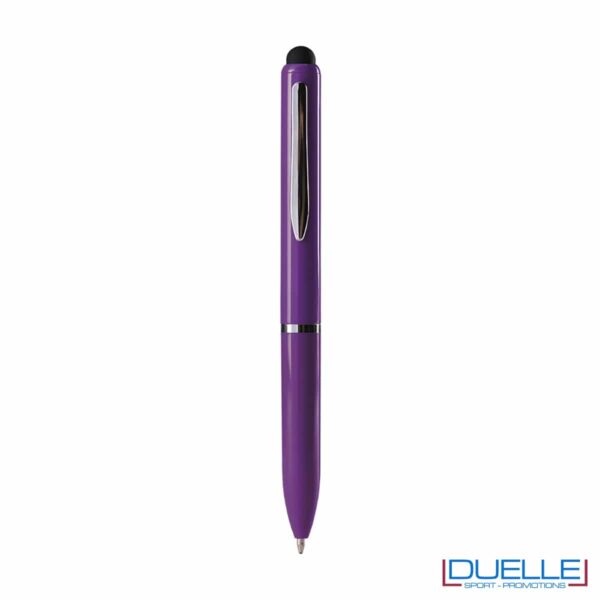 penna viola a sfera con touch screen