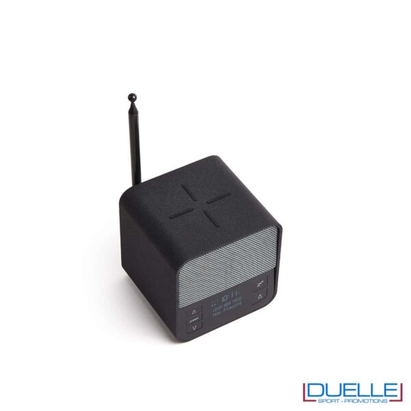 radio sveglia con caricatore wireless da personalizzare