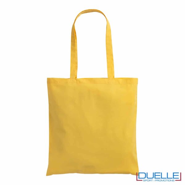 shopper gialla in cotone 220 g/m²