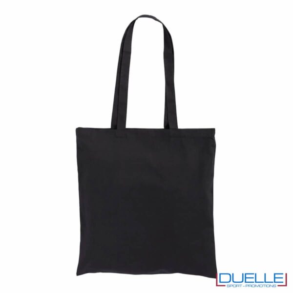 shopper 180 g/m² nera in cotone