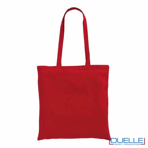 shopper rossa 180 g/m² in cotone