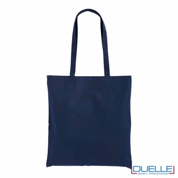 shopper blu navy in cotone 180 g/m²