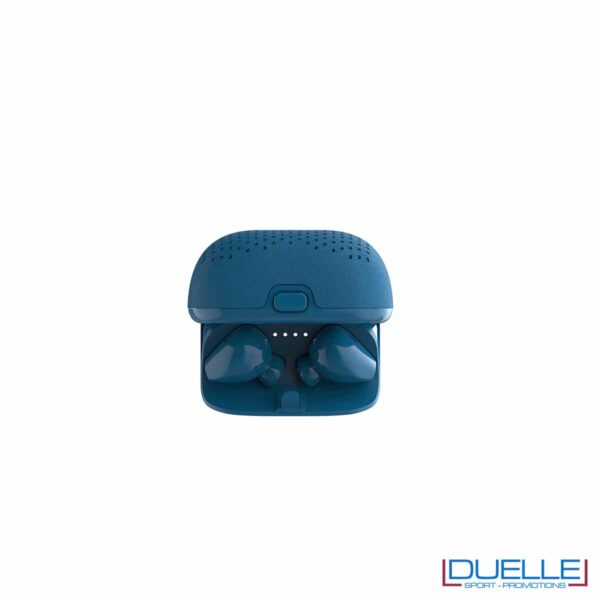 tws speaker con auricolari da personalizzare colore azzurro