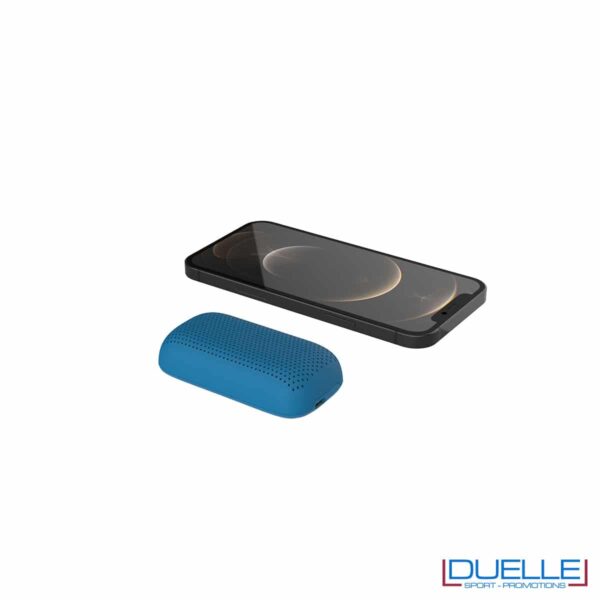 speaker TWS azzurro con bluetooth 3w