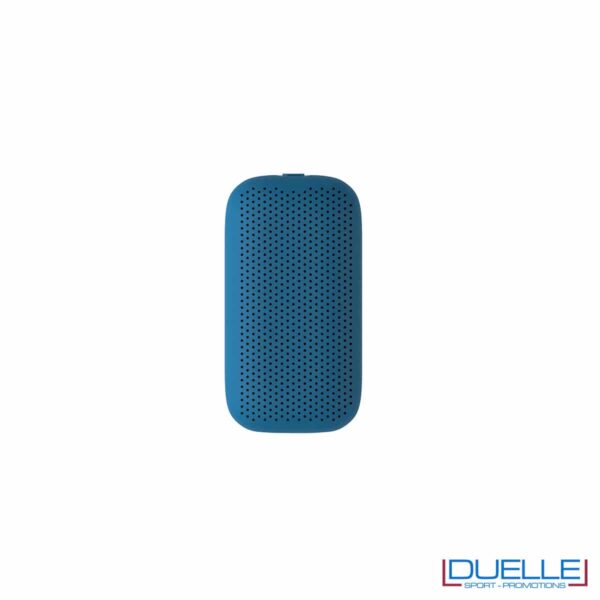 speaker bluetooth con auricolari azzurro