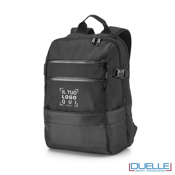 Zaino porta PC con zip personalizzato