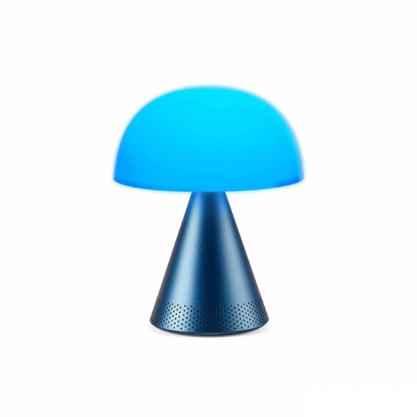 lampada con speaker con led blu