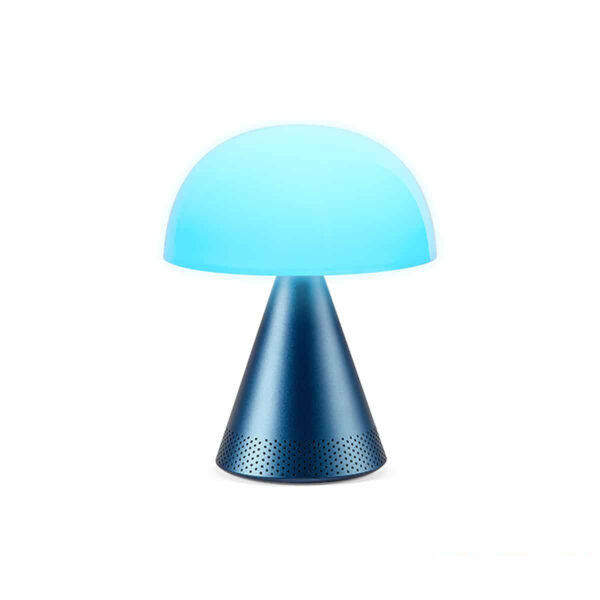 lampada led celeste con speaker