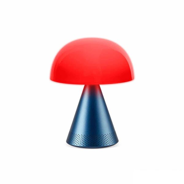 lampada speaker bluetooth con led rosso