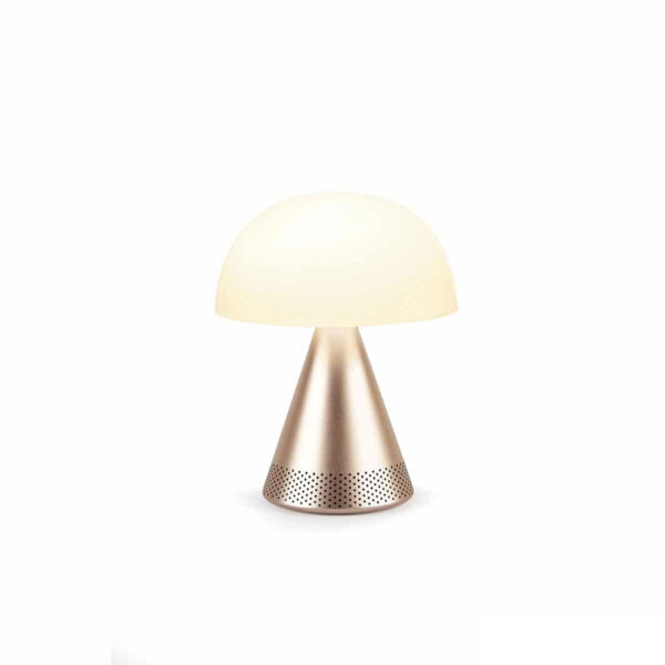 lampada oro con speaker bluetooth personalizzata