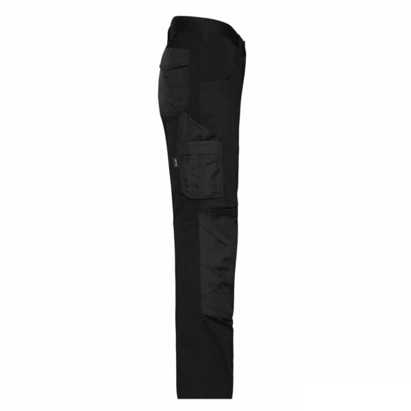 lato pantaloni neri professionali elasticizzati