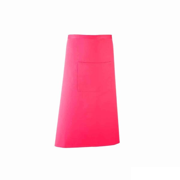 grembiule lungo da bar fuxia promozionale