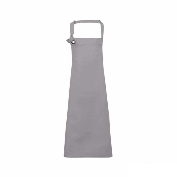 grembiule lungo silver in cotone canvas
