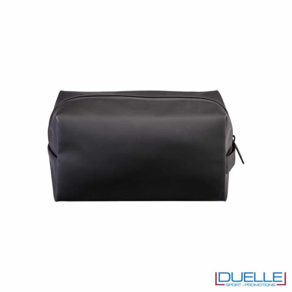 beauty case nero impermeabile personalizzato