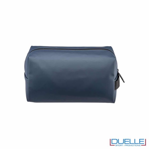 beauty case impermeabile blu
