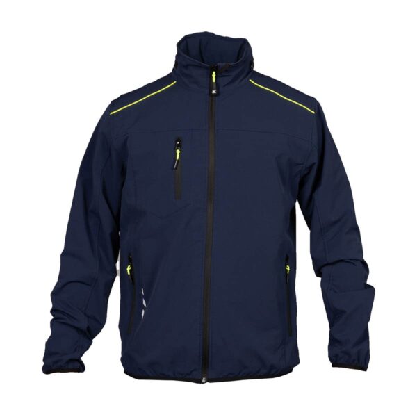 giubbino da lavoro impermeabile elasticizzato in colore blu navy