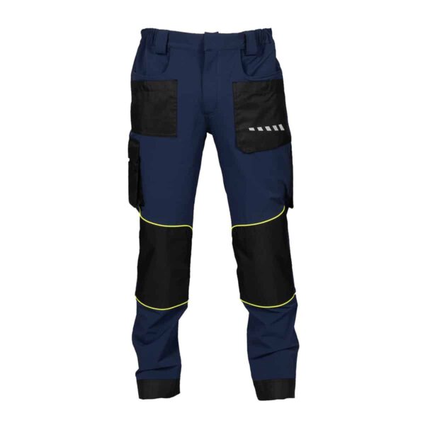 pantalone da lavoro tonale personalizzato in colore blu navy