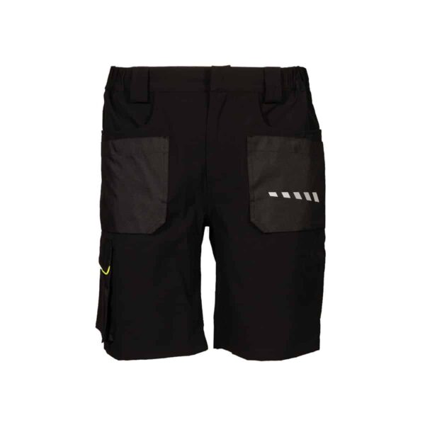 bermuda da lavoro tonale short elasticizzate colore nero