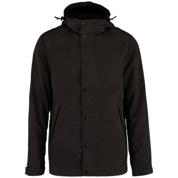 Giacca leggera con materiale riciclato e cappuccio
