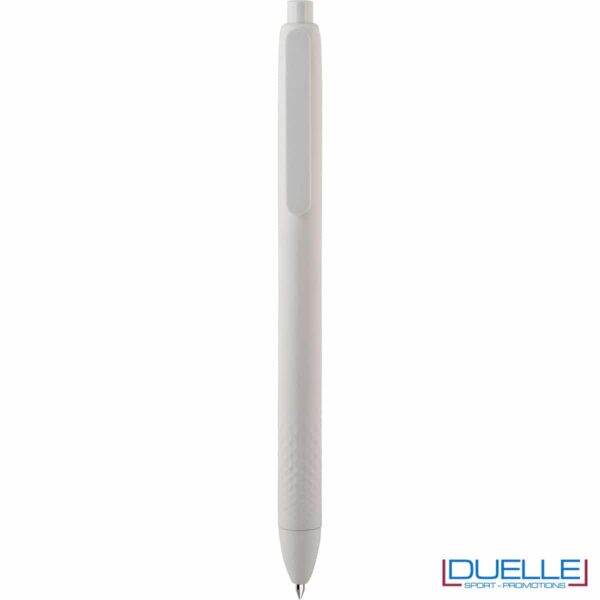 penna biodegradabile personalizzata in colore bianco